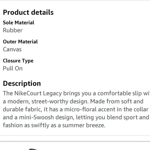 Nike Court Legacy Slp Womens - Picture 8 of 9